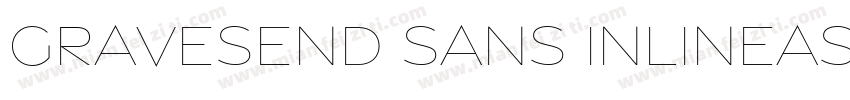 Gravesend Sans InlineAstounderSquar字体转换